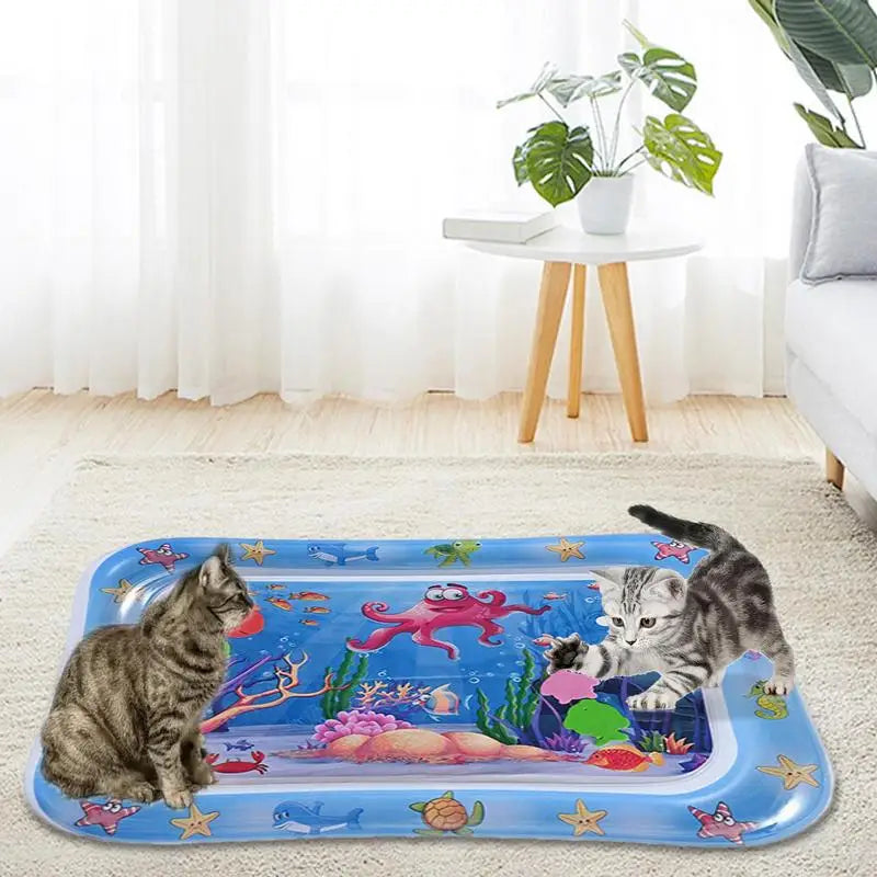 Sensor Water Playmat PVC Infant Toddler Water Pad Pet Play Sensory Toys Summer Water Play Mat For Kids Children Early Education