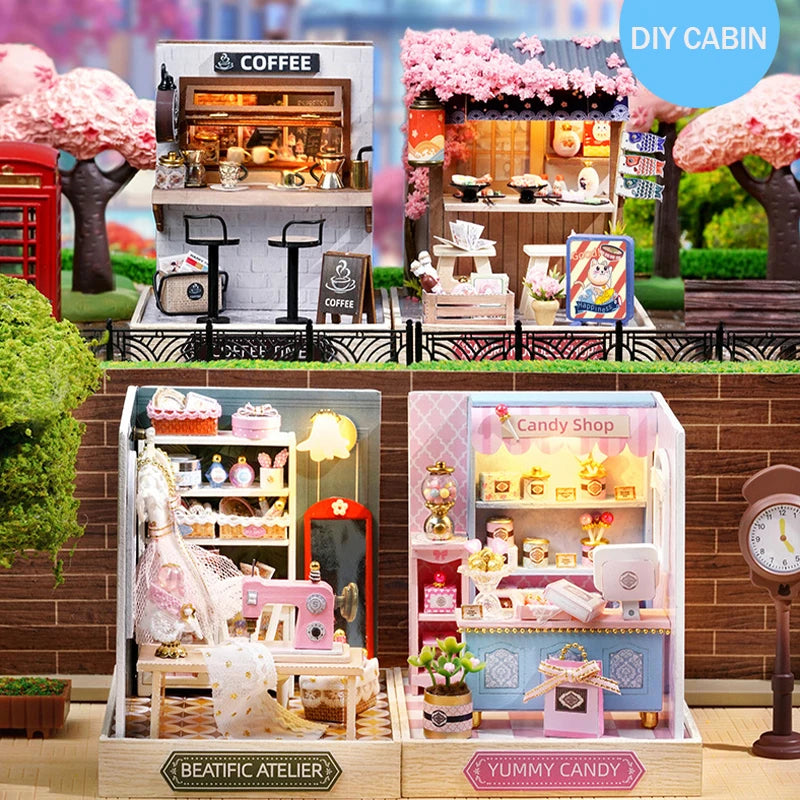 Craft Your Dream Space: DIY Miniature Dollhouse Kit - Bring Your Mini World to Life!