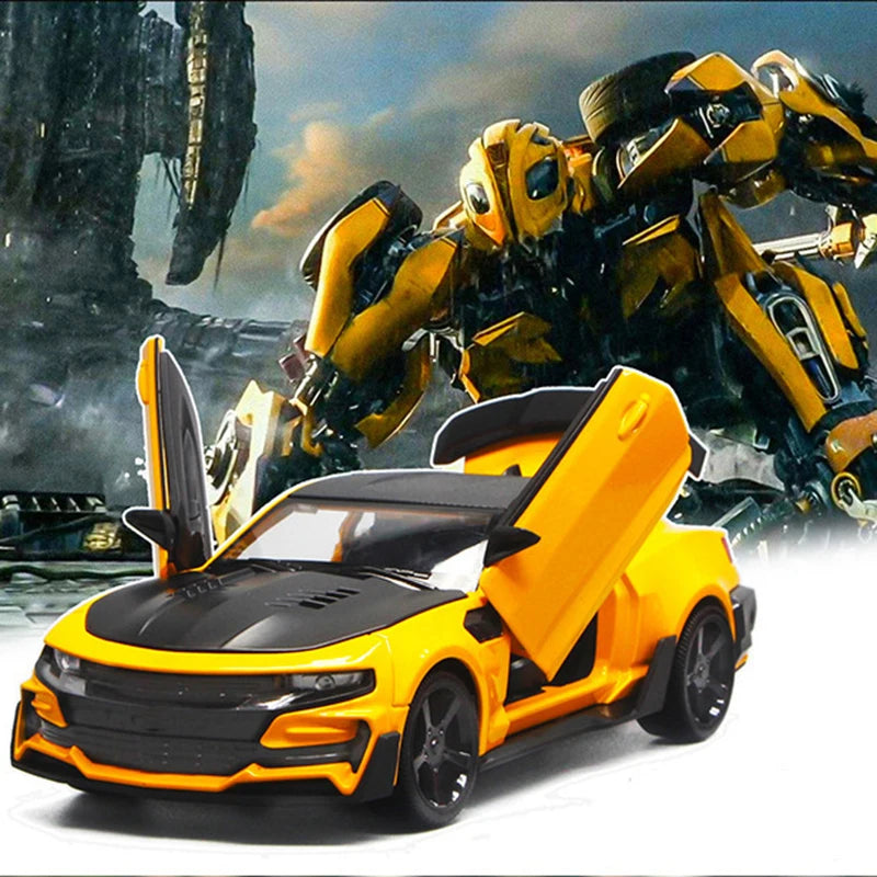 1:32 Simulation BEE Alloy Racing Sport Car Model Diecast & Toy Vehicles Metal Decoration Sound Light Collection Boy Toys Gift