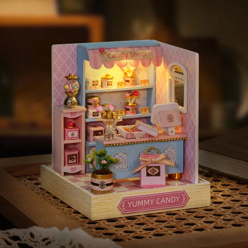 Craft Your Dream Space: DIY Miniature Dollhouse Kit - Bring Your Mini World to Life!