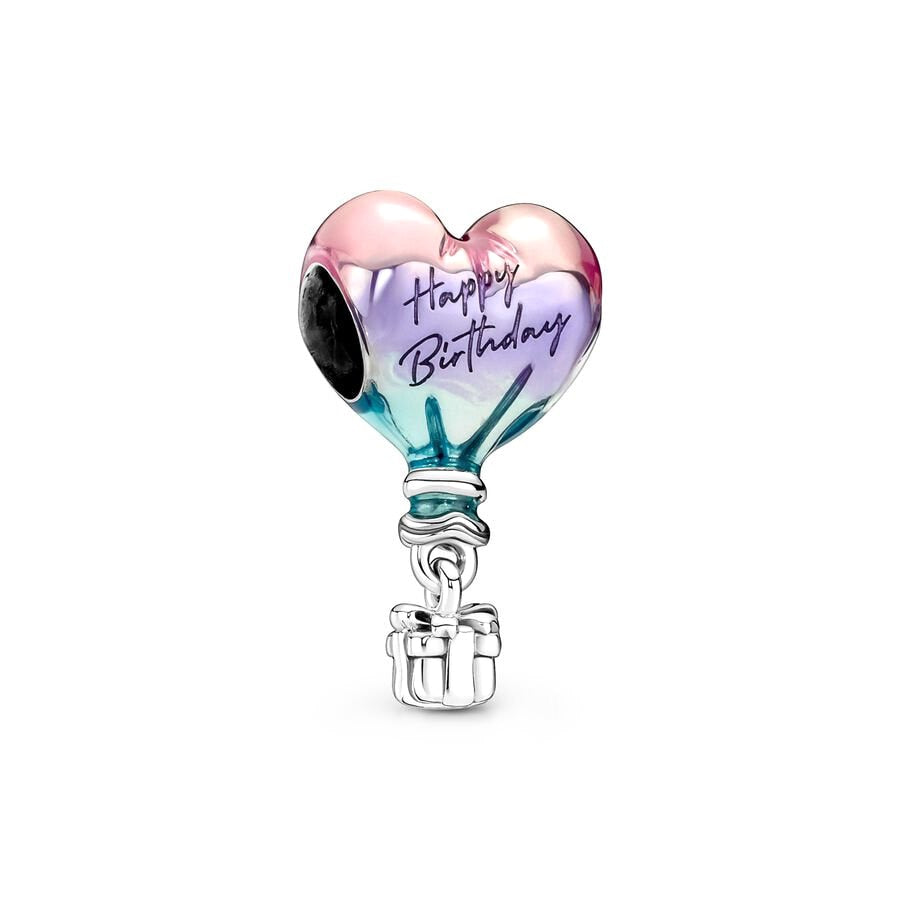 925 Sterling Silver Firefly Balloon Bubble Tea & Teddy Dangle Bear Charm Bead Fit Original Pandora Bracelet DIY Jewelry Gift