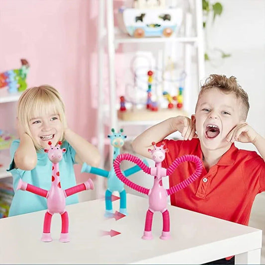 Stretchy Giraffe Wonders: The Ultimate Suction Cup Fidget Toy for Kids