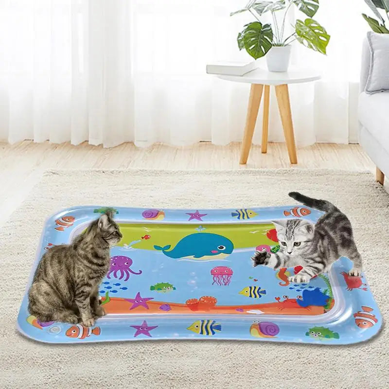 Sensor Water Playmat PVC Infant Toddler Water Pad Pet Play Sensory Toys Summer Water Play Mat For Kids Children Early Education