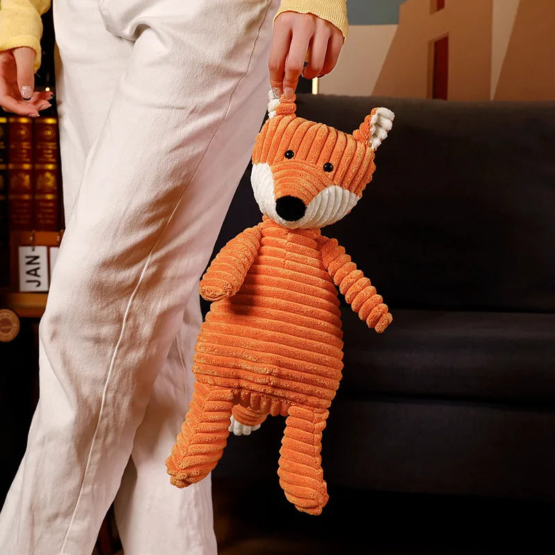 Cozy Comfort: Adorable Knit Fox Plushies - Perfect Companions for All Ages in various sizes