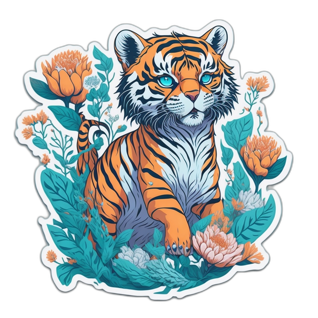 13 Cute Digital Animal Stickers