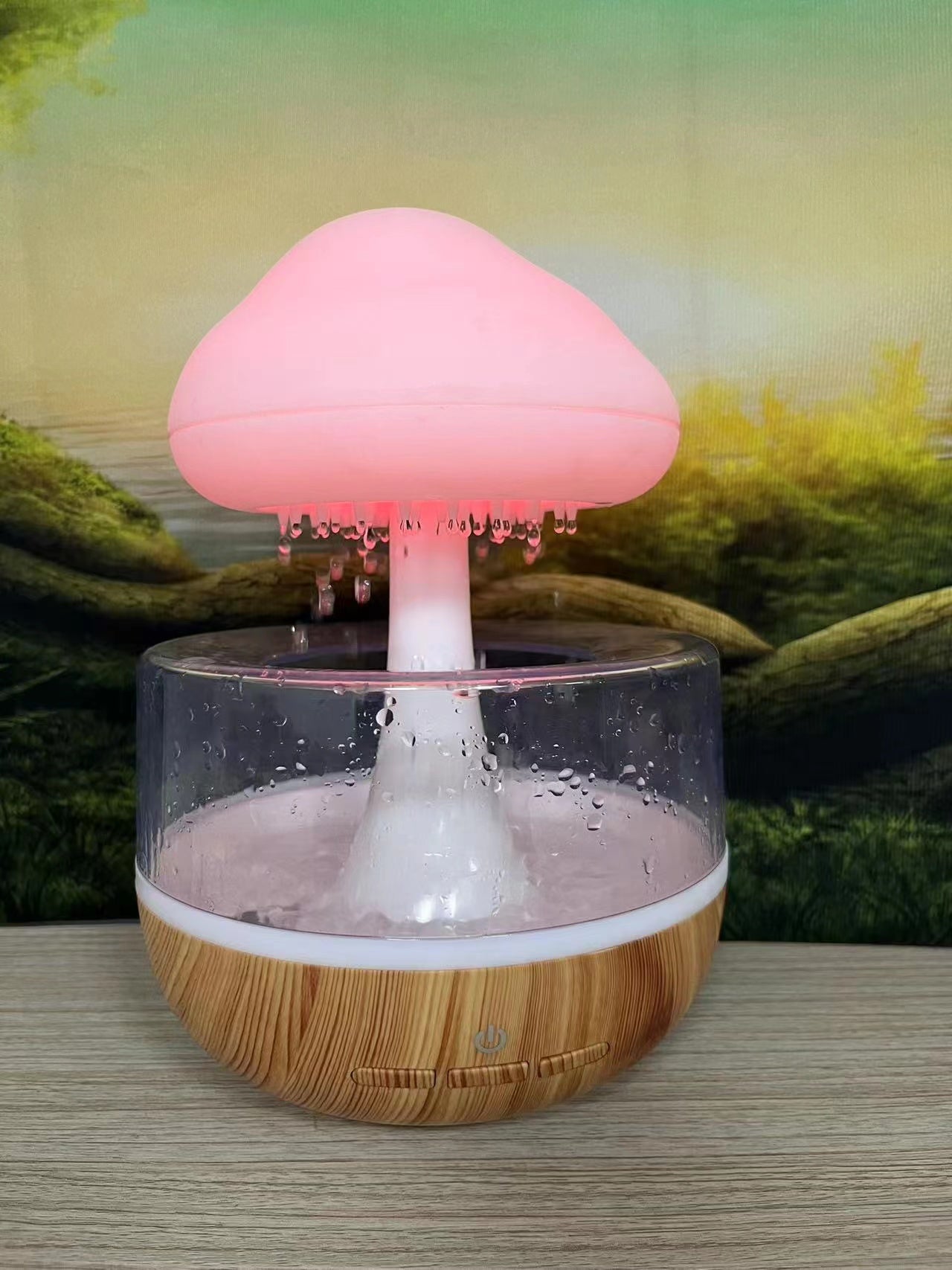 Wholesale Raining Cloud Aroma  Lamp Aromatherapy Essential Oil Diffuser Micro Humidifier Raining Cloud Night Light