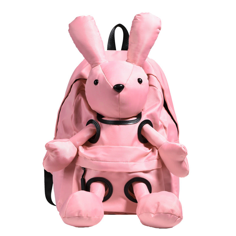 Doll Girl´s Backpack Trendy Cool Rabbit Travel Backpack School Backpack