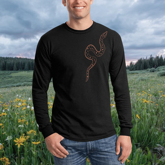 Men's Long Sleeve Viper T-shirt(ModelT51)