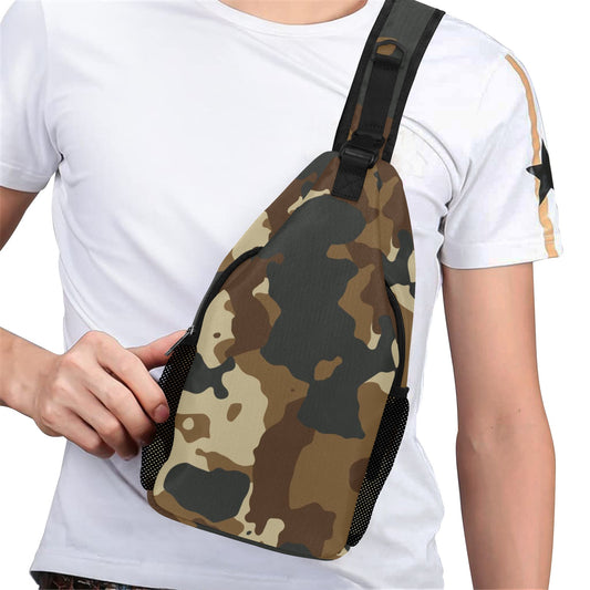 Men's Casual Chest Bag (1729) Military Design Camouflage