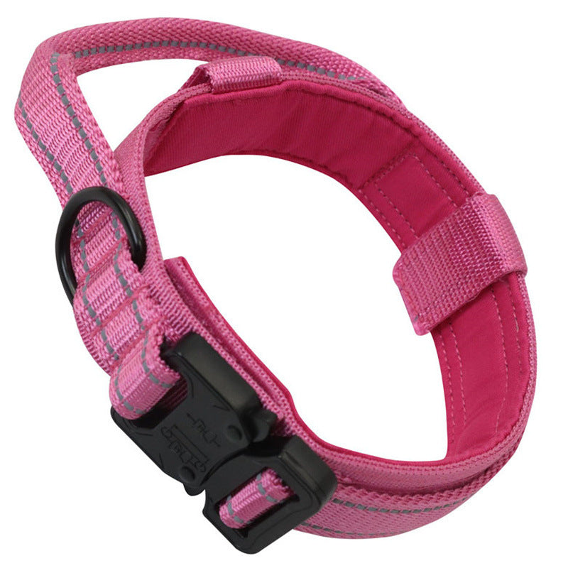 Stylish Nylon Collar Adjustable For Large And Medium Dogs