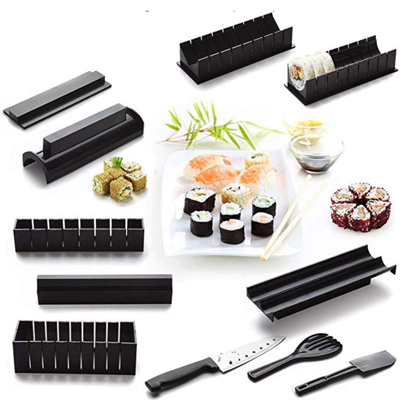 Sushi Master - 11 Piece Non Stick Professional Sushi Making Kits