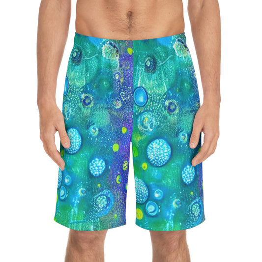 Men's Board Shorts (AOP) Deep Sea