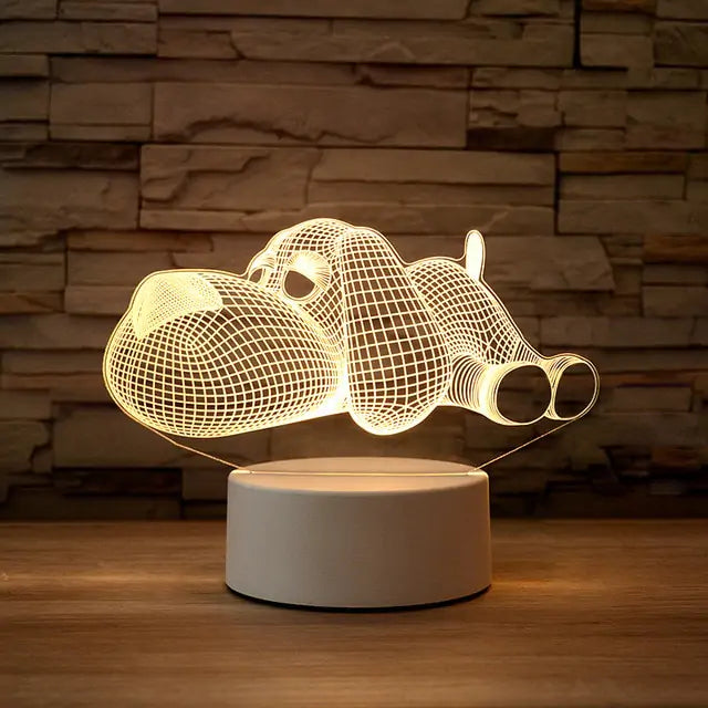 3D Table Night Lamp