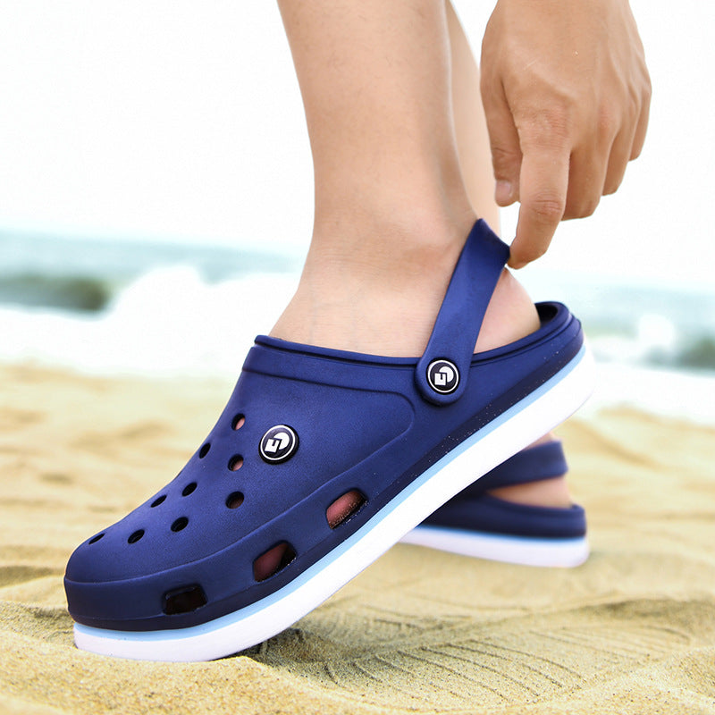 Breezy Steps: Men's Summer Slippers & Beach Hole Shoes