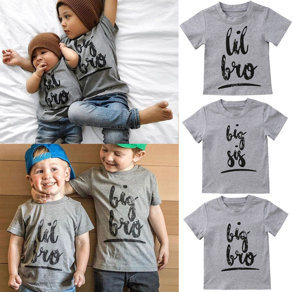 Sibling Pride Tees: Little & Big Brother/Sister Matching T-Shirts