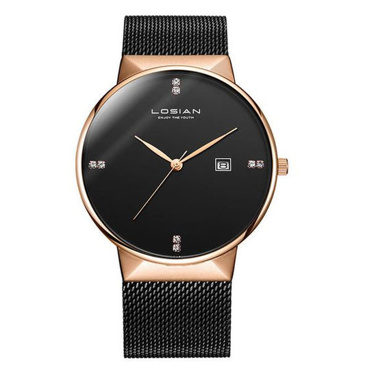 2024 Elegance Redefined: Ultra-Thin Men's Quartz Watch