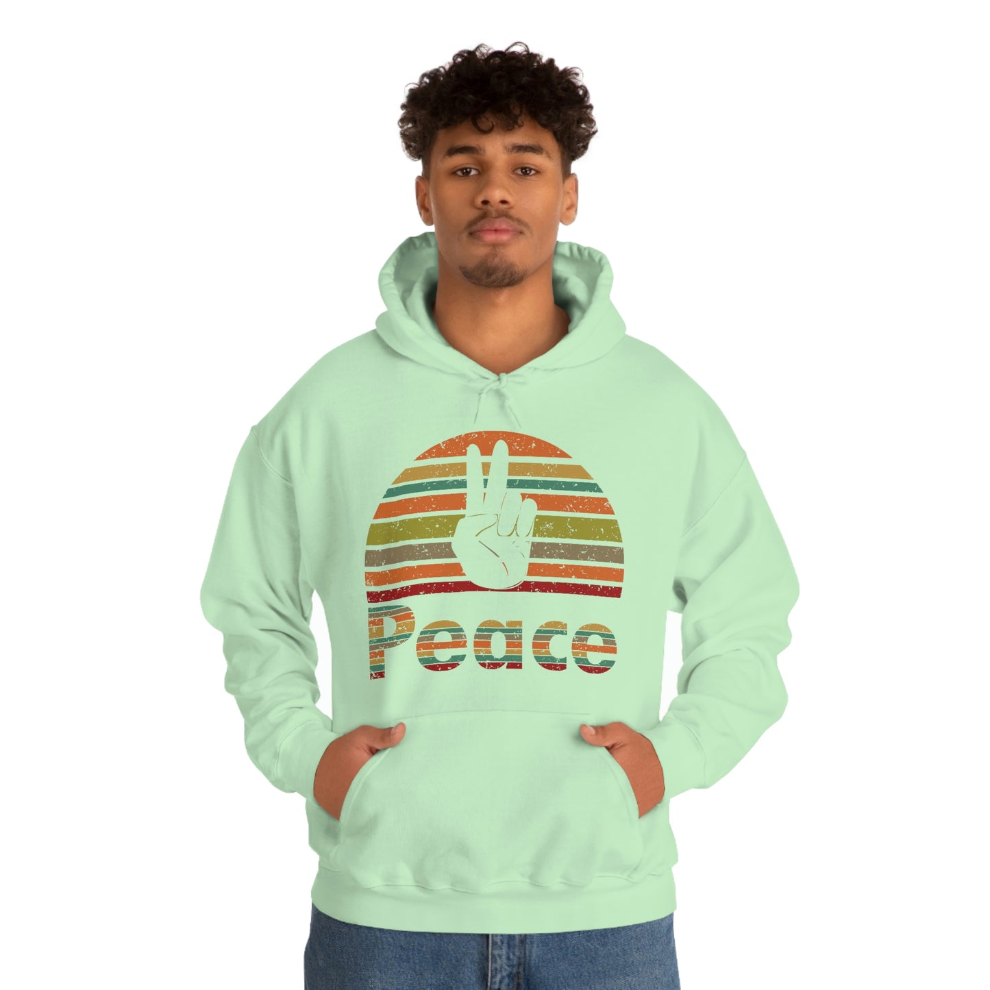 Unisex Heavy Blend™ Hooded Sweatshirt Peace