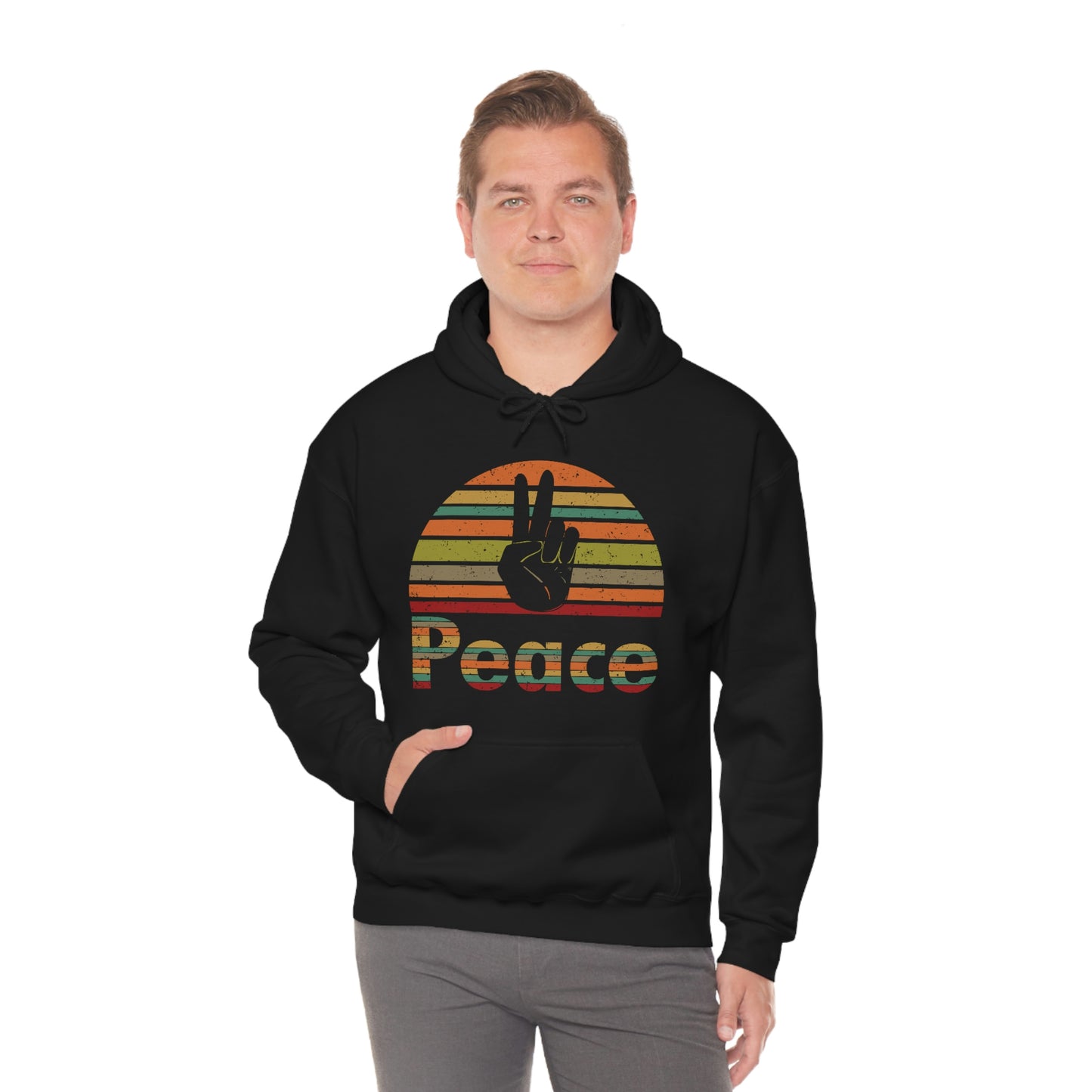 Unisex Heavy Blend™ Hooded Sweatshirt Peace