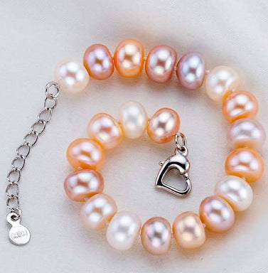 Extravagant Elegant Fine Mixed color pearl bracelet