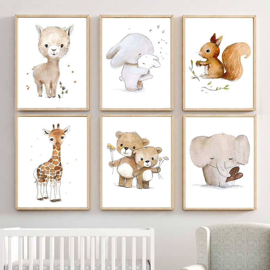 Children's Room Poster Art Canvas Decorative Painting