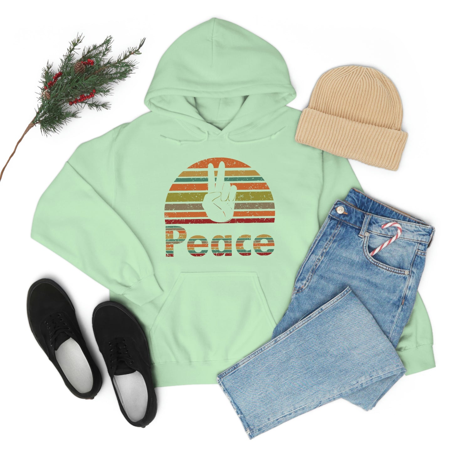 Unisex Heavy Blend™ Hooded Sweatshirt Peace