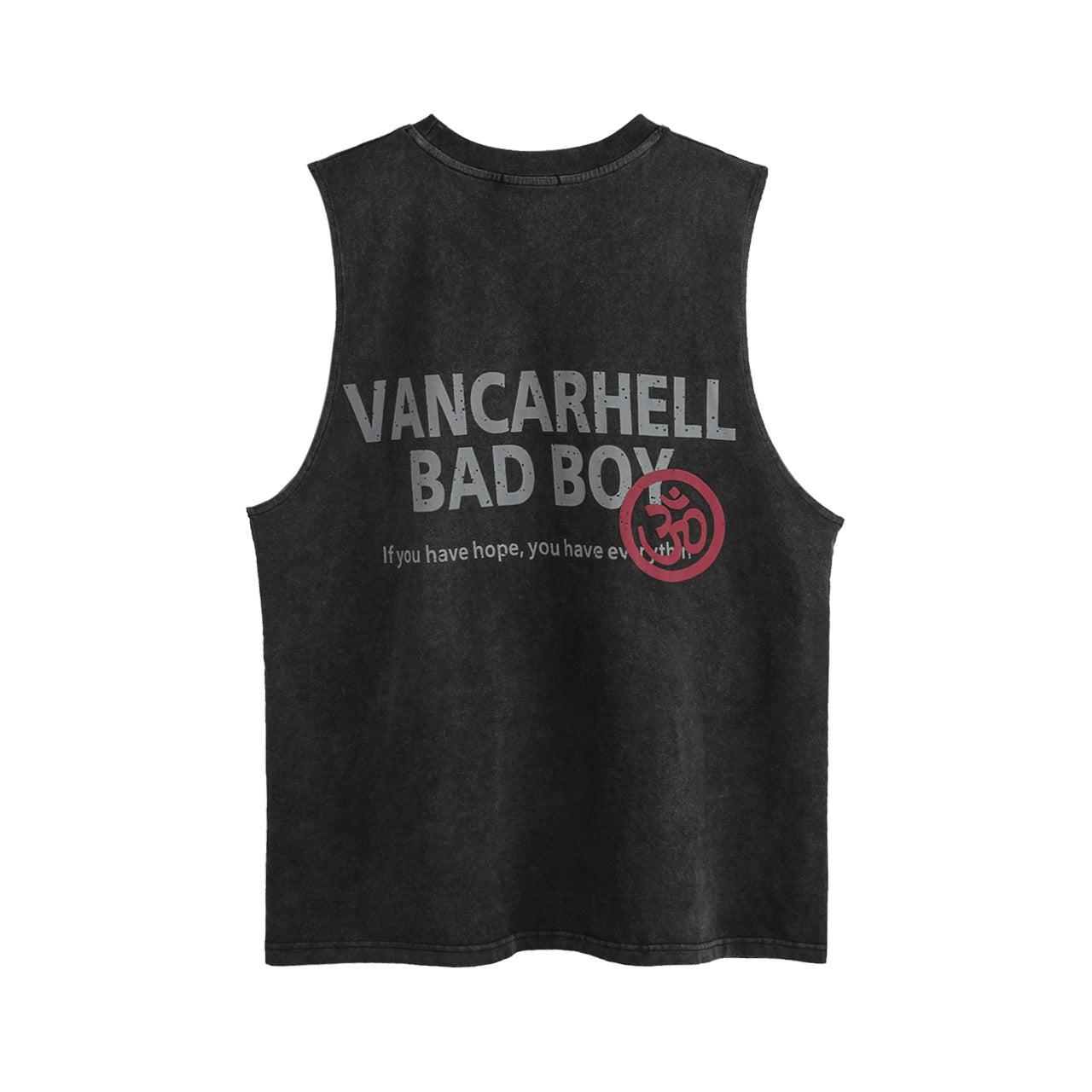 Men's Vintage Portrait Printed Tank Top  Bad Boy