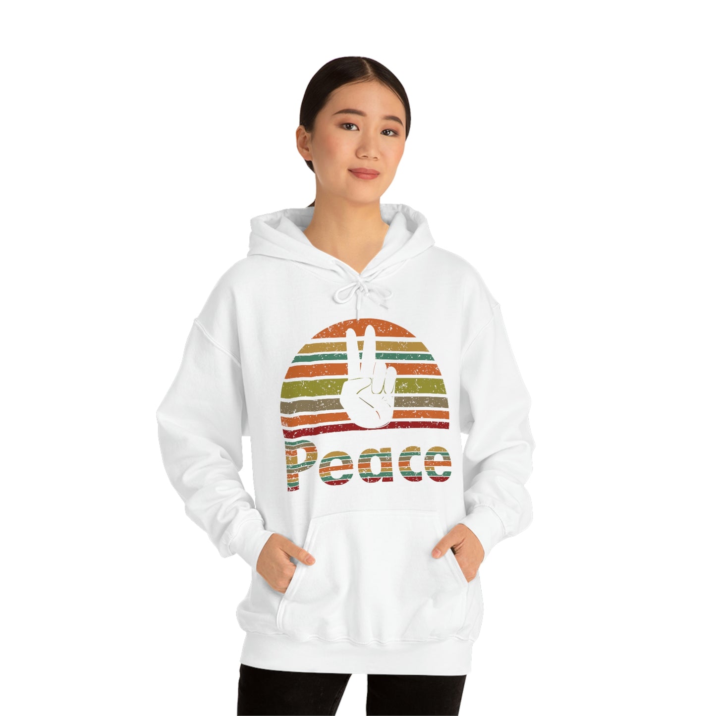 Unisex Heavy Blend™ Hooded Sweatshirt Peace