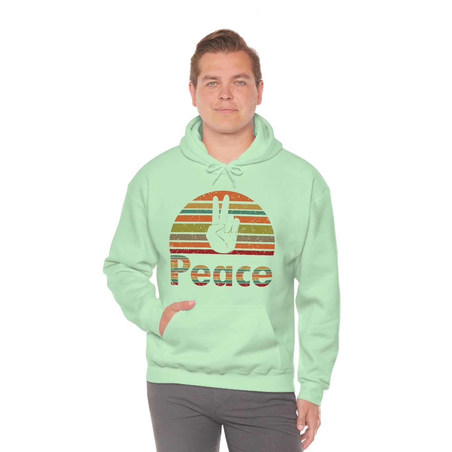 Unisex Heavy Blend™ Hooded Sweatshirt Peace