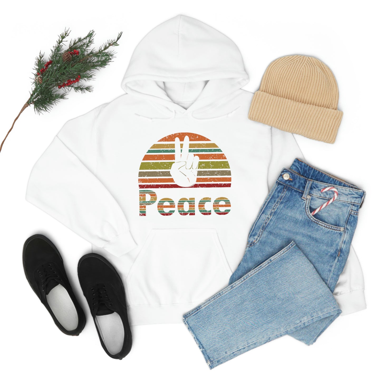 Unisex Heavy Blend™ Hooded Sweatshirt Peace