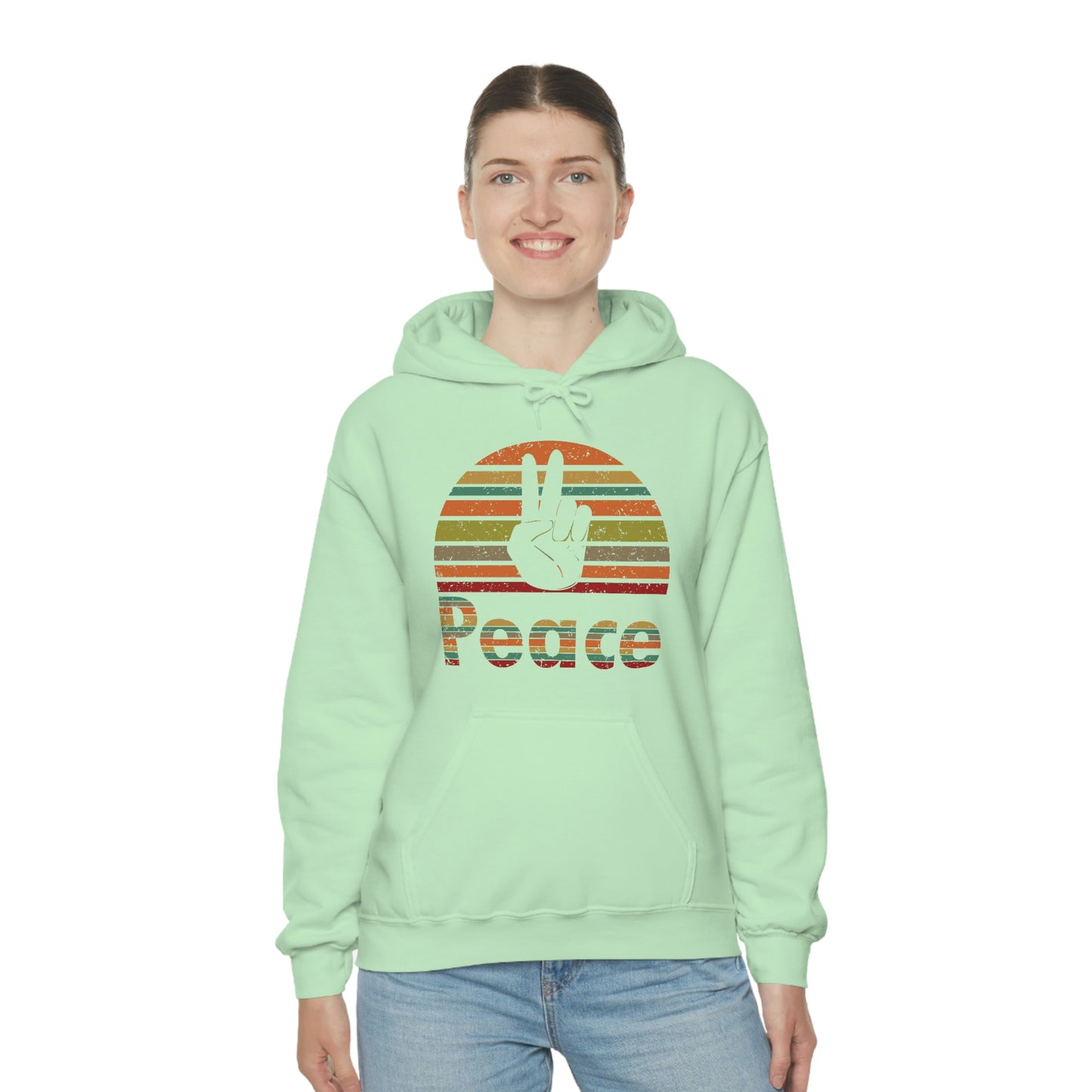 Unisex Heavy Blend™ Hooded Sweatshirt Peace