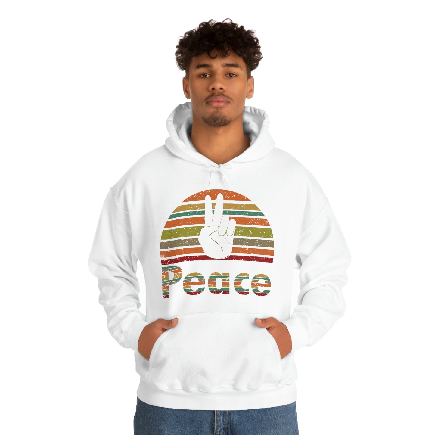 Unisex Heavy Blend™ Hooded Sweatshirt Peace