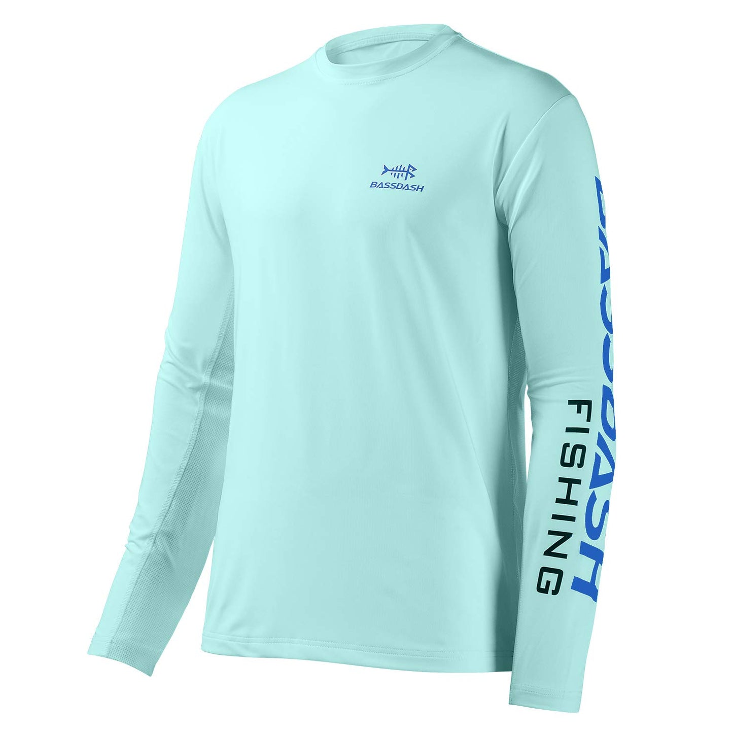 BASSDASH Fishing T Shirts for Men UV Sun Protection UPF 50+ Long Sleeve Tee T-Shirt