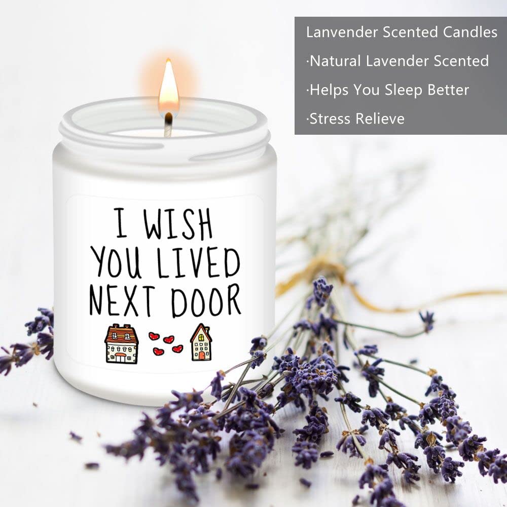 Gifts for Women, Unique Gifts for Women,Best Friend Birthday Gifts for Women,Funny Birthday Gifts for Women, Friendship Gifts for Women Friends - 9 Oz Lavender Scented Candles Gifts