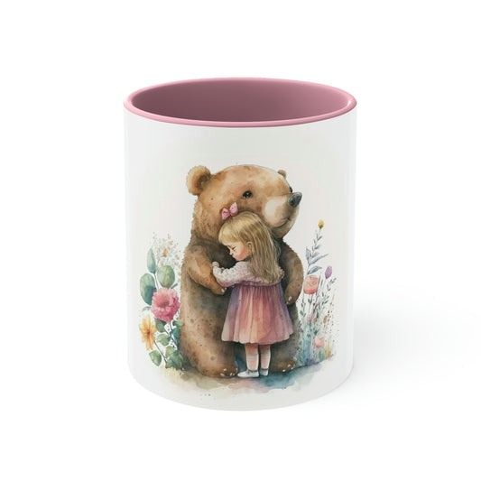 Accent Coffee Mug, 11oz Bear Love - Hug Me