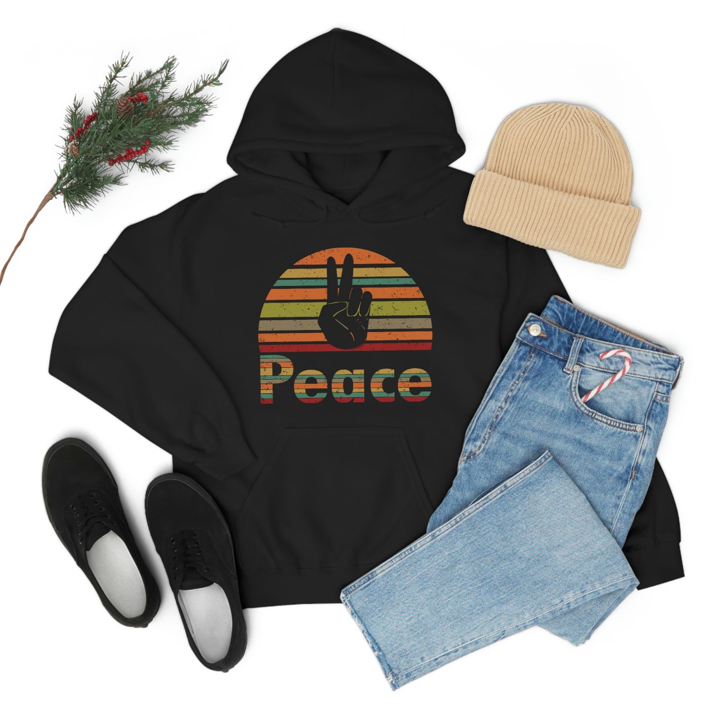 Unisex Heavy Blend™ Hooded Sweatshirt Peace