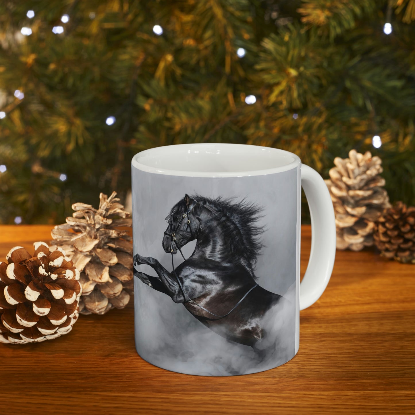 Ceramic Mug 11oz Black Stallion