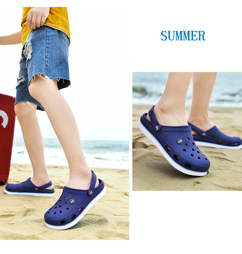 Breezy Steps: Men's Summer Slippers & Beach Hole Shoes