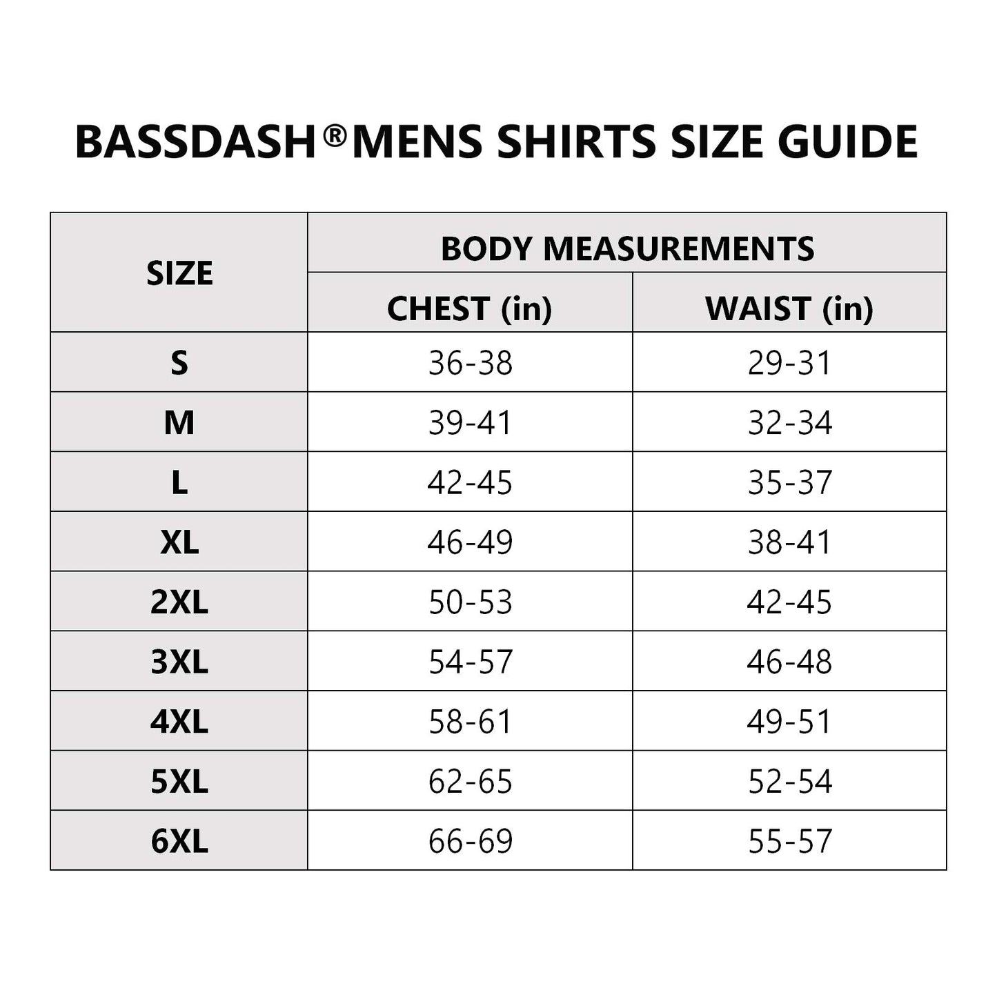 BASSDASH Fishing T Shirts for Men UV Sun Protection UPF 50+ Long Sleeve Tee T-Shirt