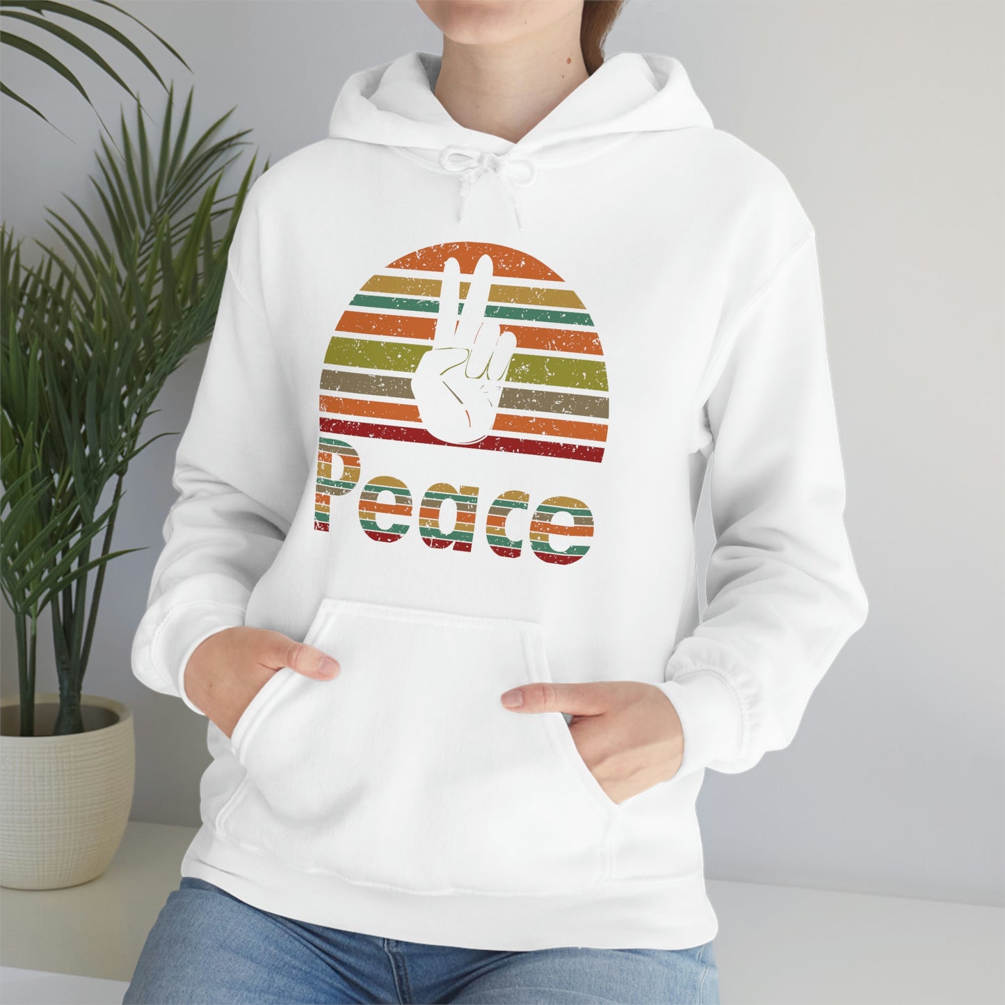 Unisex Heavy Blend™ Hooded Sweatshirt Peace