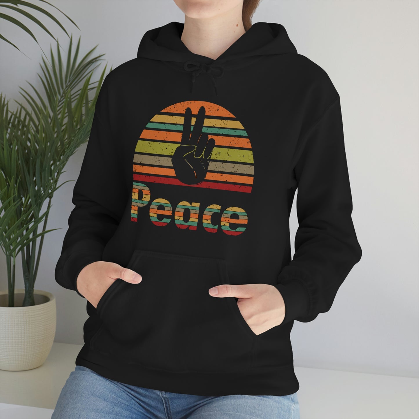 Unisex Heavy Blend™ Hooded Sweatshirt Peace