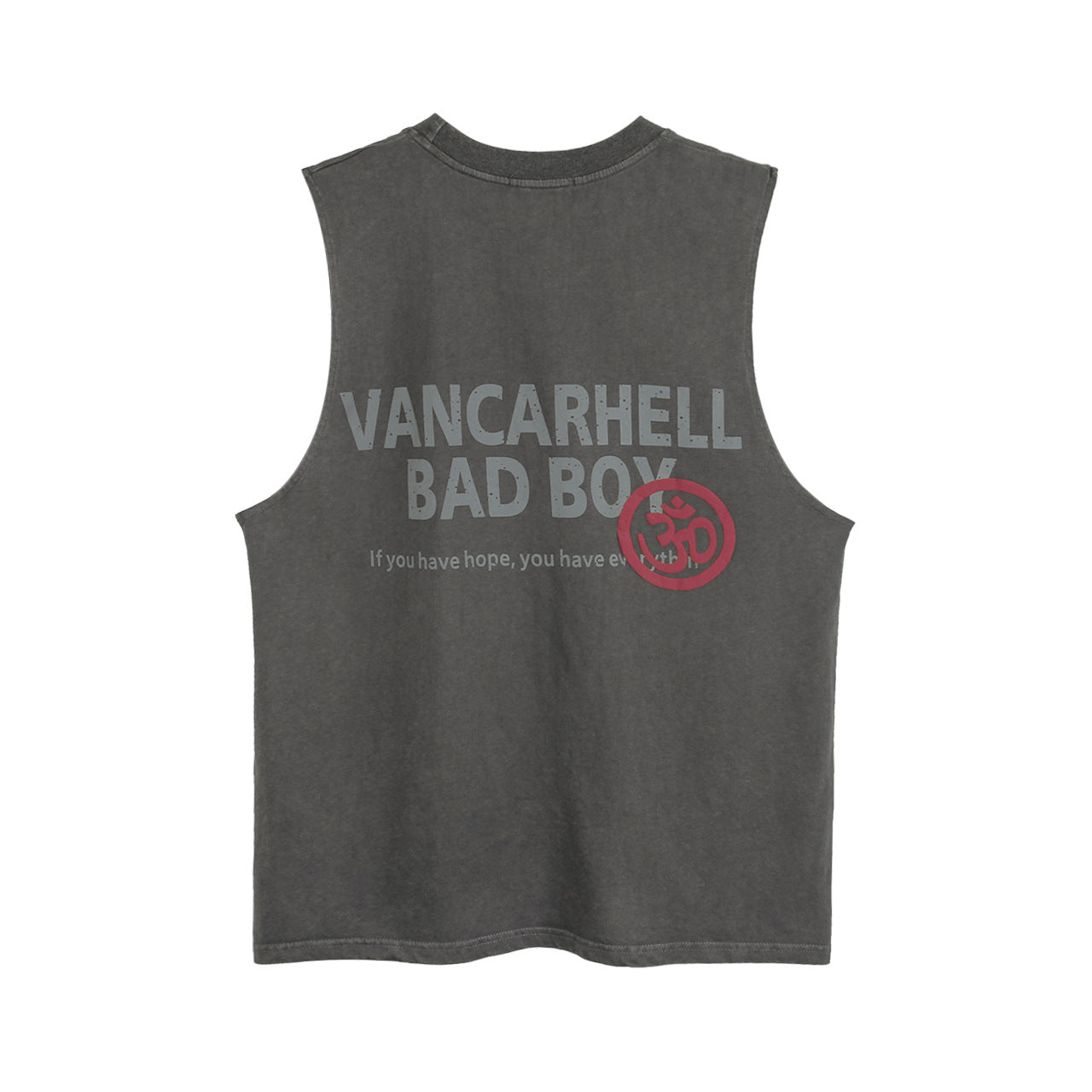 Men's Vintage Portrait Printed Tank Top  Bad Boy