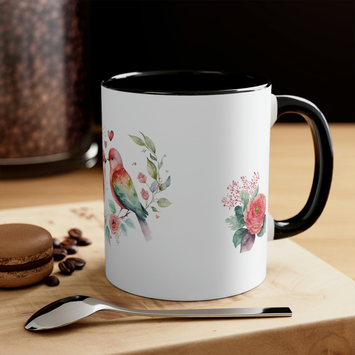 Copy of Accent Coffee Mug, 11oz Love Birds