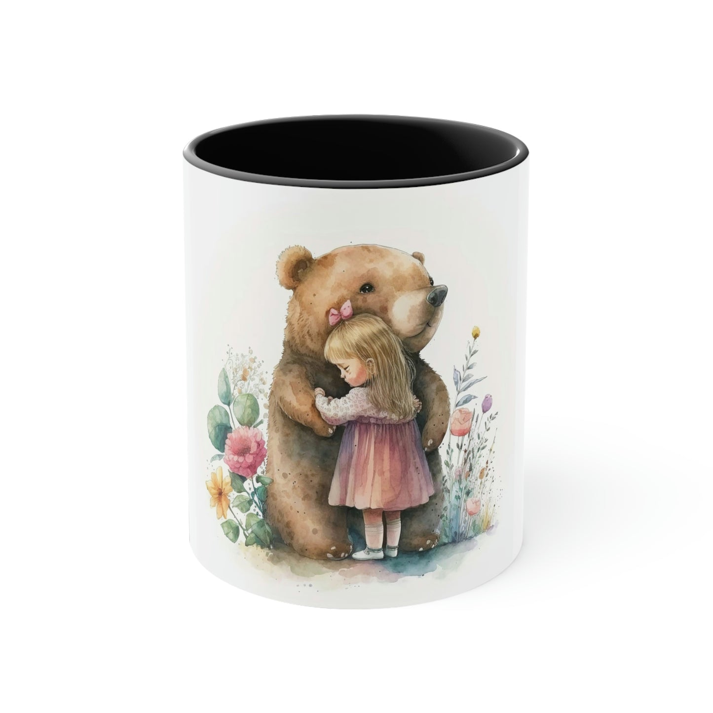 Accent Coffee Mug, 11oz Bear Love - Hug Me