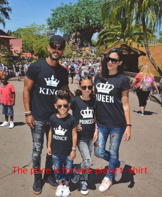 King & Queen: Summer Couple T-Shirts with Fun Prints