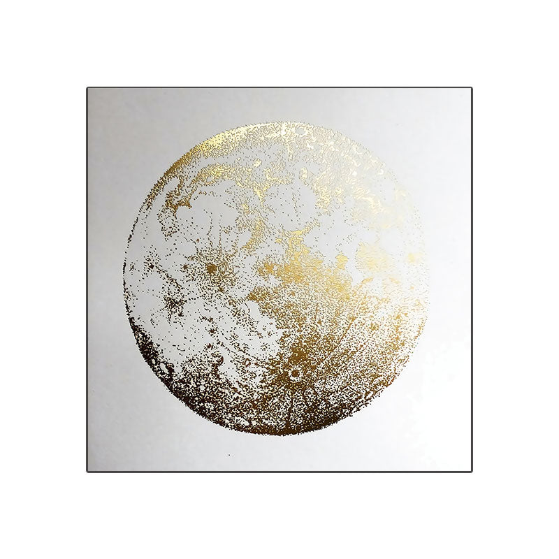 "Golden Hues Abstract" - Modern Wall Art with Gold Foil Accents