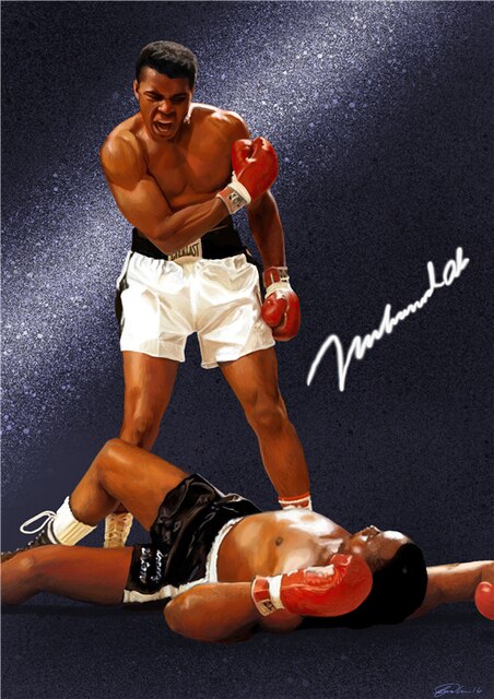 Boxing Mike Tyson Wall Art Painting Star Posters Prints Canvas Painting Print Pictures for Living Room Decoration