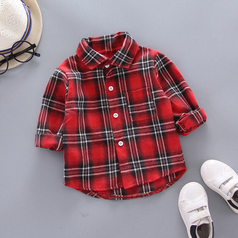 Little Gentlemen's Style: Spring Thin Striped Shirts for Baby Boys