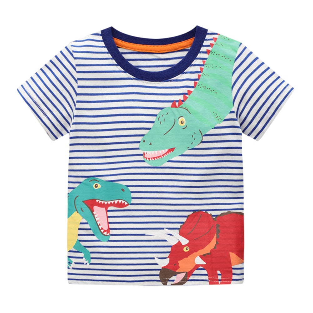 Sky High Fun: Cartoon Aircraft T-Shirts for Summer