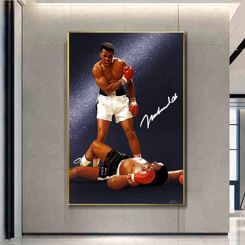 Boxing Mike Tyson Wall Art Painting Star Posters Prints Canvas Painting Print Pictures for Living Room Decoration