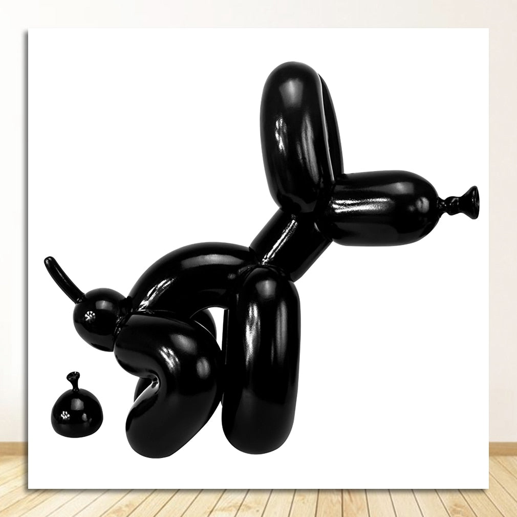 Bathroom Wall Decor Toilet Sign Popart Prints Home Decoration Contemporary Art Picture Canvas Balloon Dog Print Modern Poster